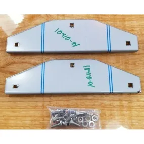 10" stainless steel mud flap weights pair front rear universal #10410