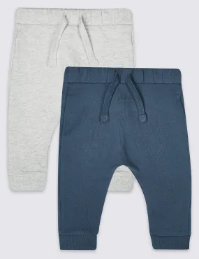 2 Pack Organic Cotton Rich Joggers