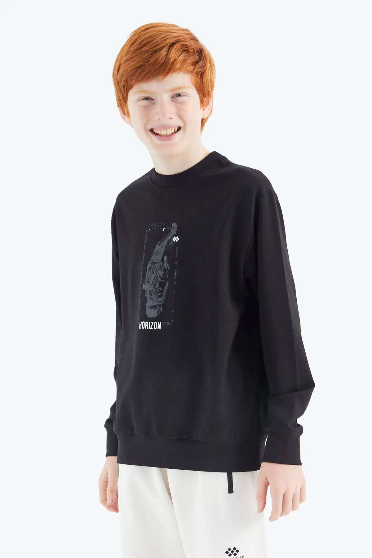 baskili erkek çocuk sweatshirt - 11174