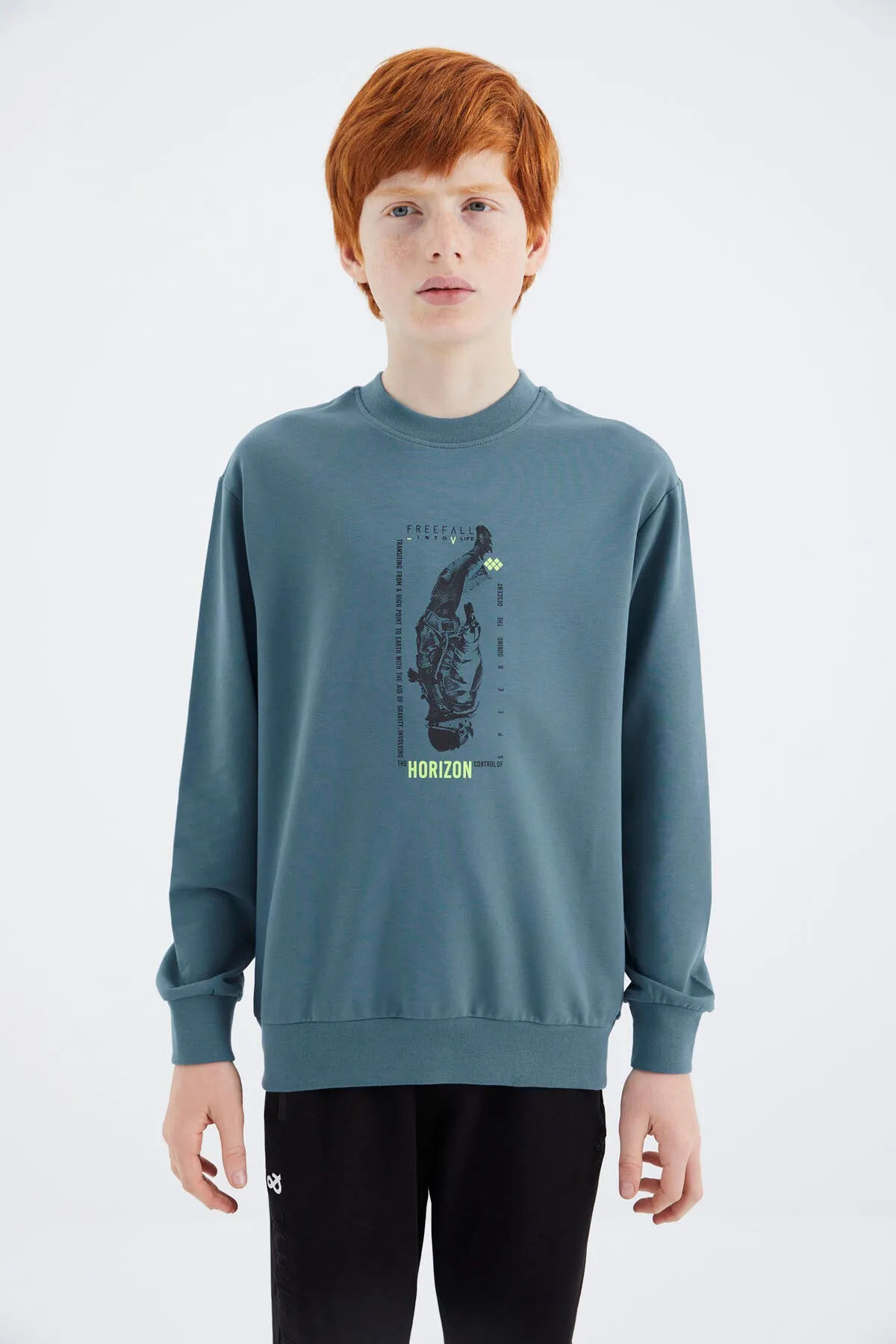 baskili erkek çocuk sweatshirt - 11174