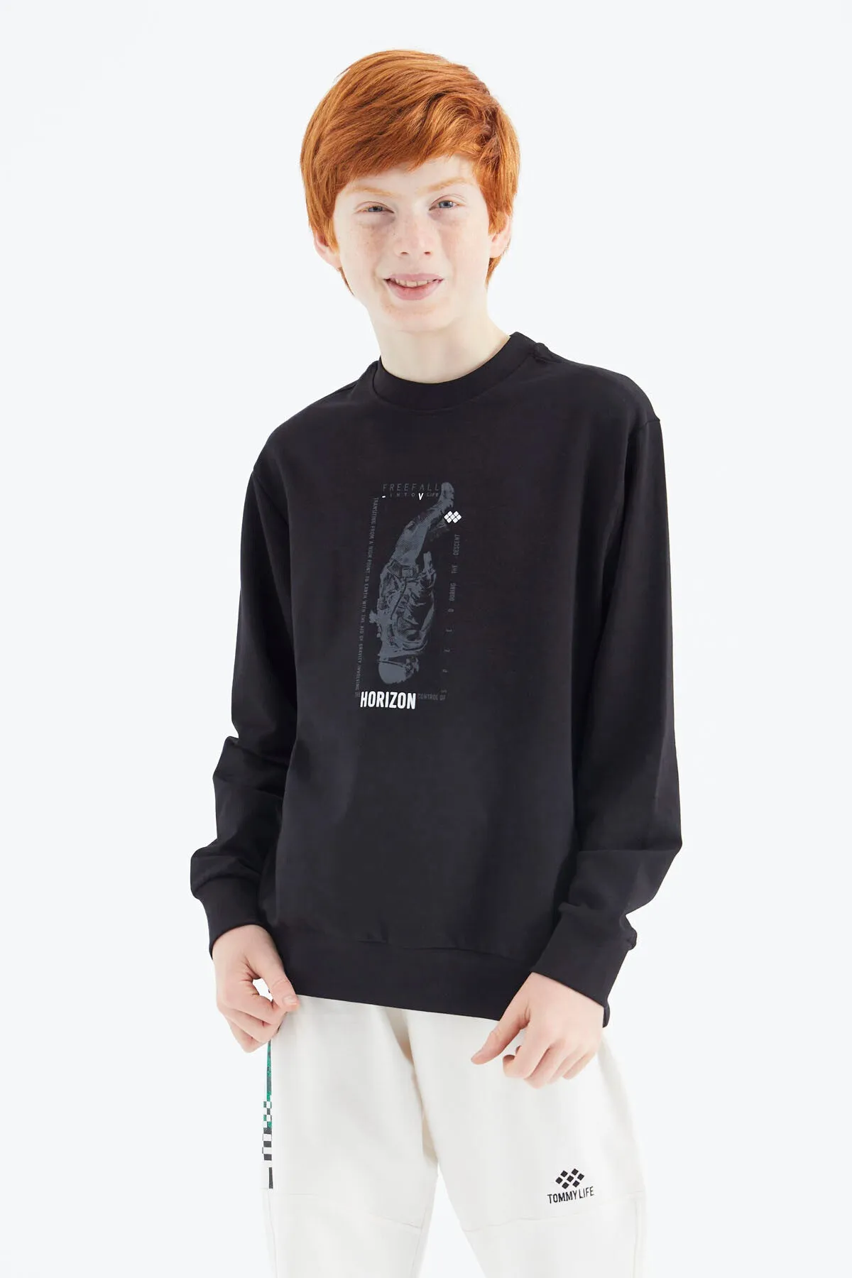 baskili erkek çocuk sweatshirt - 11174