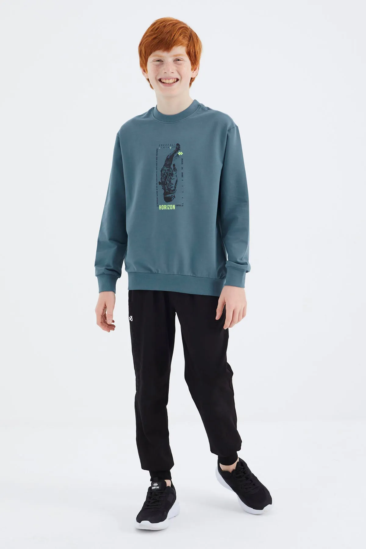 baskili erkek çocuk sweatshirt - 11174