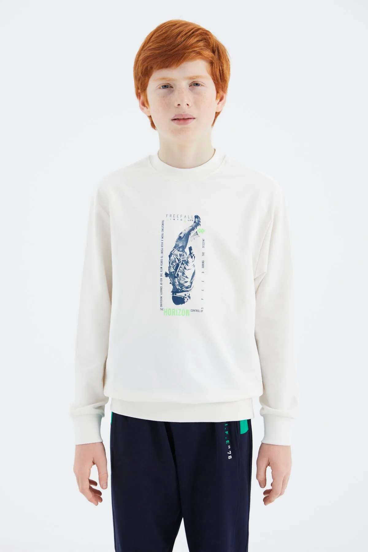 baskili erkek çocuk sweatshirt - 11174