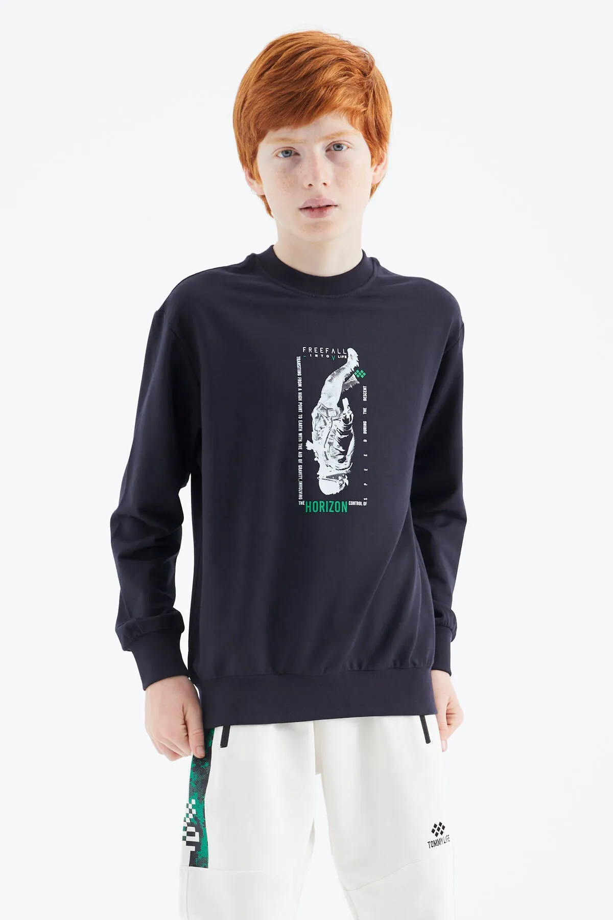 baskili erkek çocuk sweatshirt - 11174