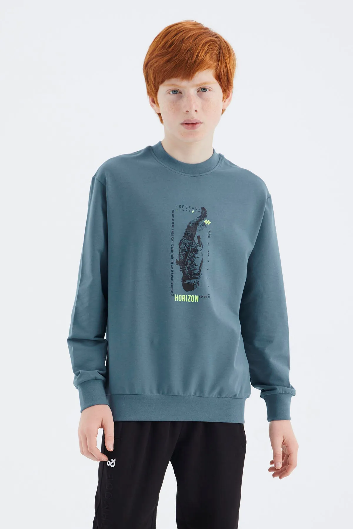 baskili erkek çocuk sweatshirt - 11174