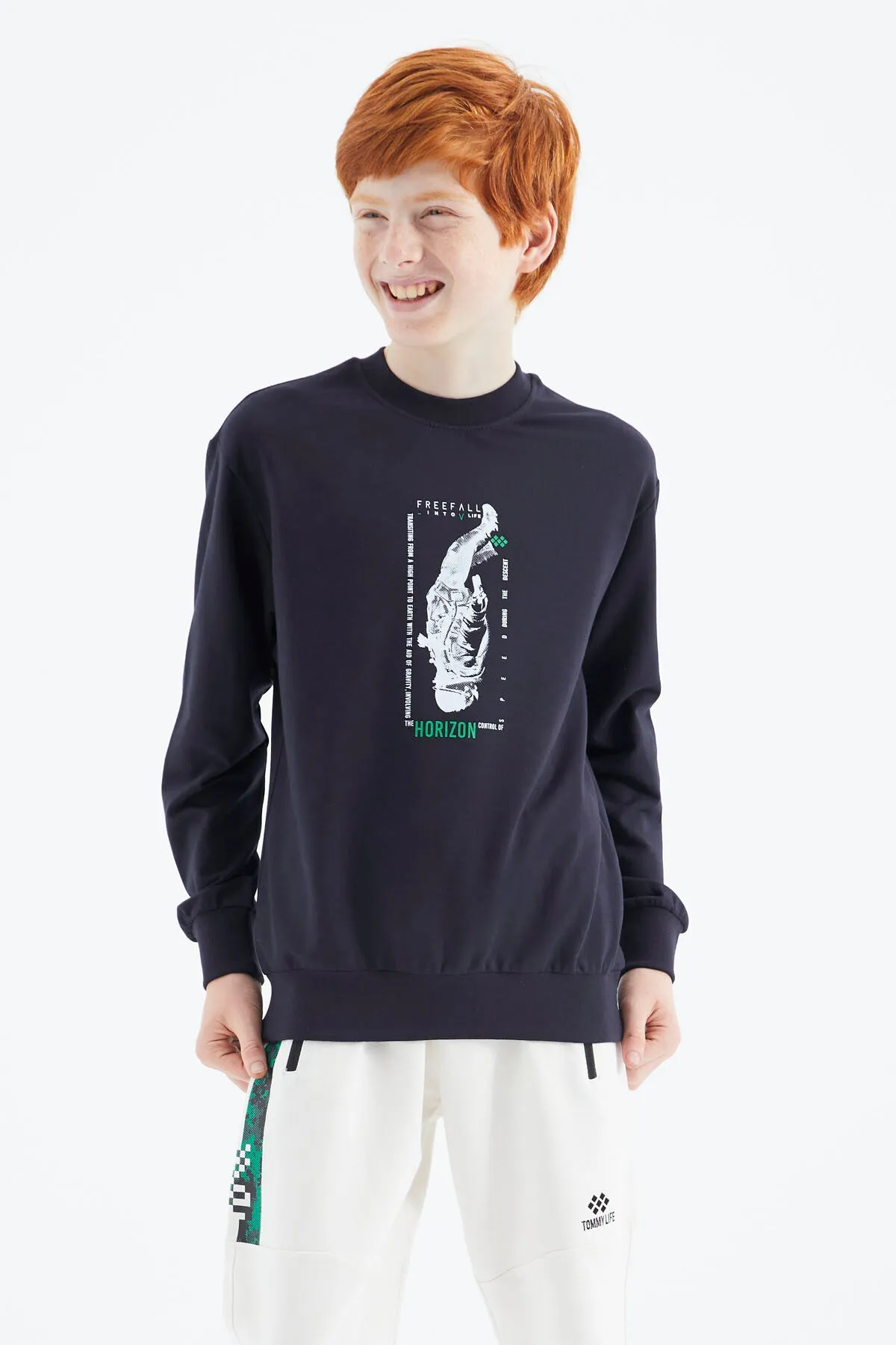 baskili erkek çocuk sweatshirt - 11174