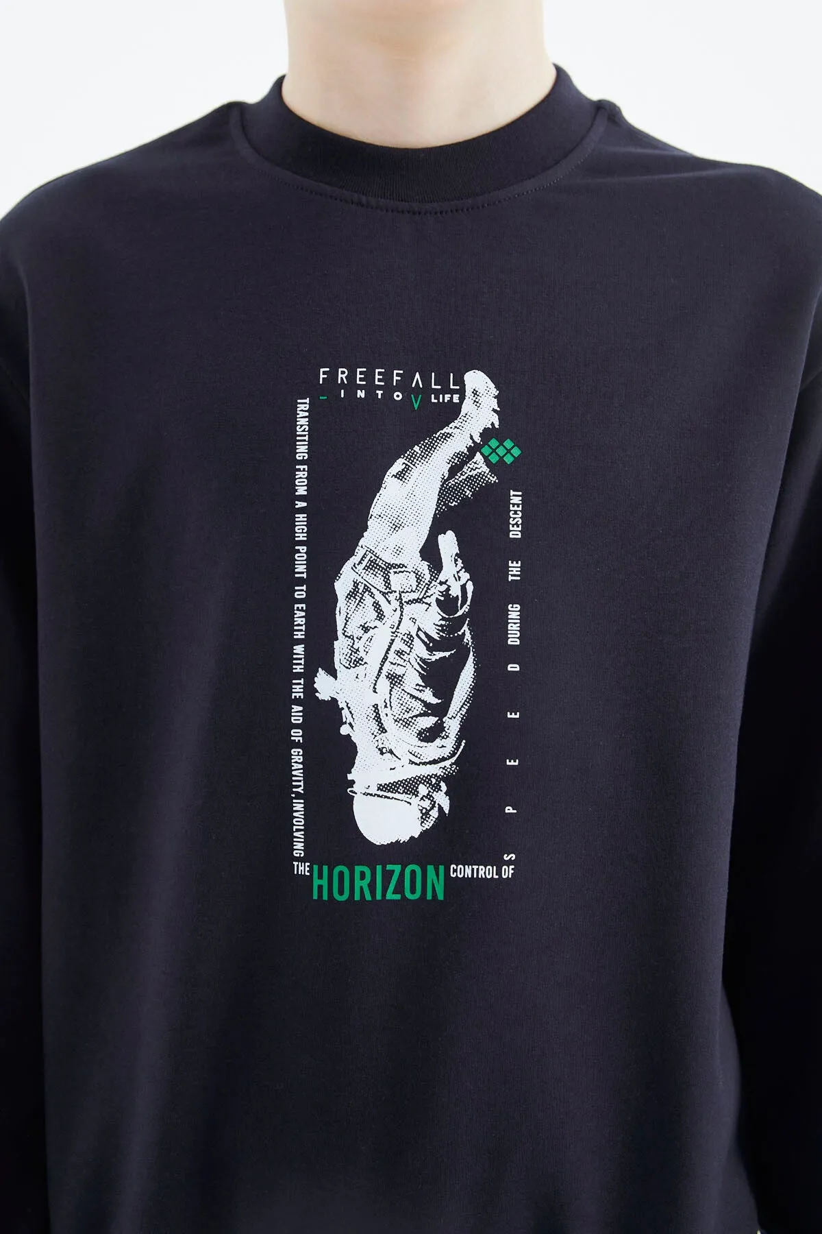 baskili erkek çocuk sweatshirt - 11174