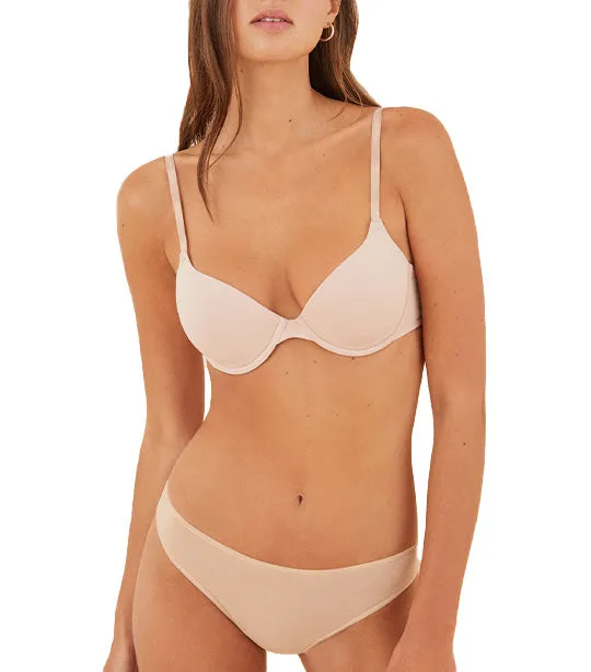 Beautiful Cotton Bra Tan