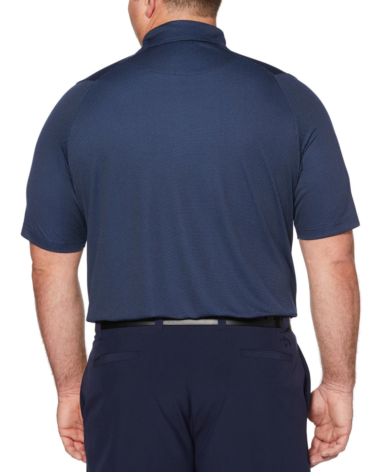 Big & Tall Swing Tech Big & Tall Refined Jacquard Polo