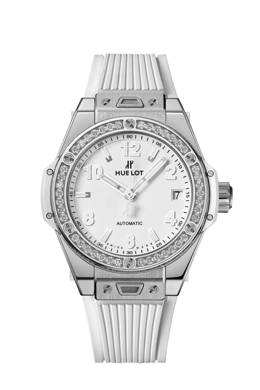 BIG BANG - ONE CLICK STEEL WHITE DIAMONDS - 39MM