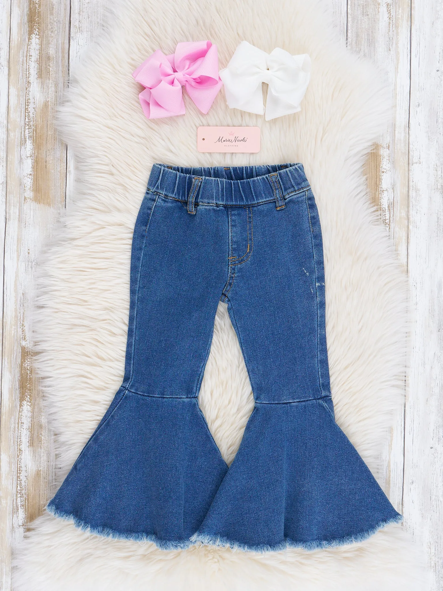 Blue Denim Bell Bottoms