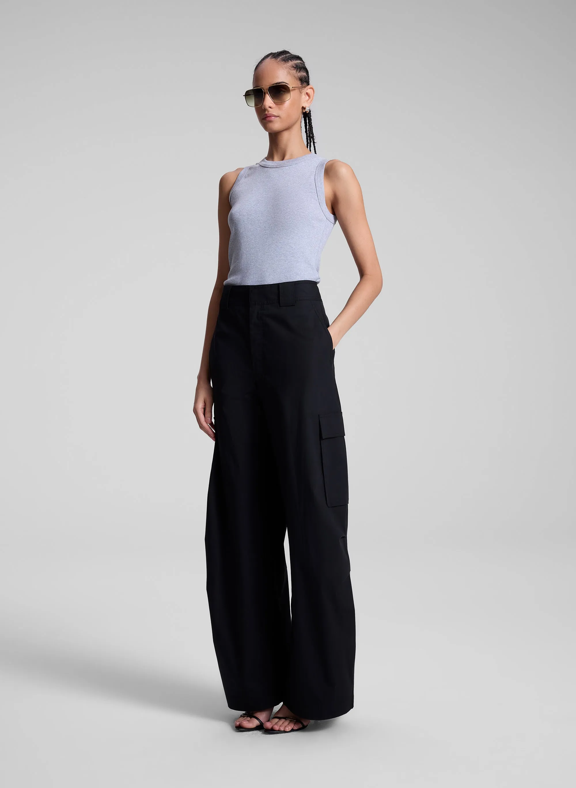 Brie Cotton Cargo Pant