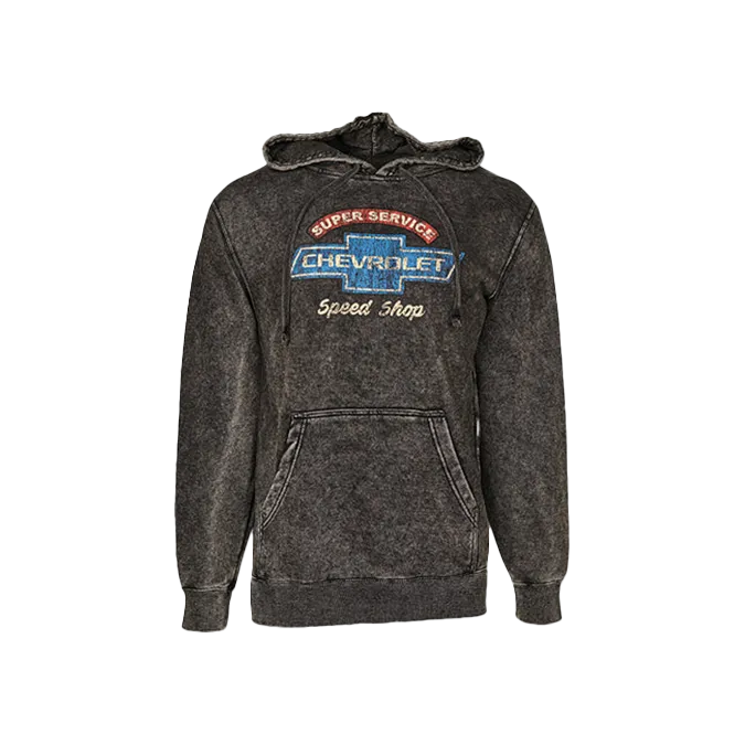 Chevrolet Super Service Stone Washed Hoodie