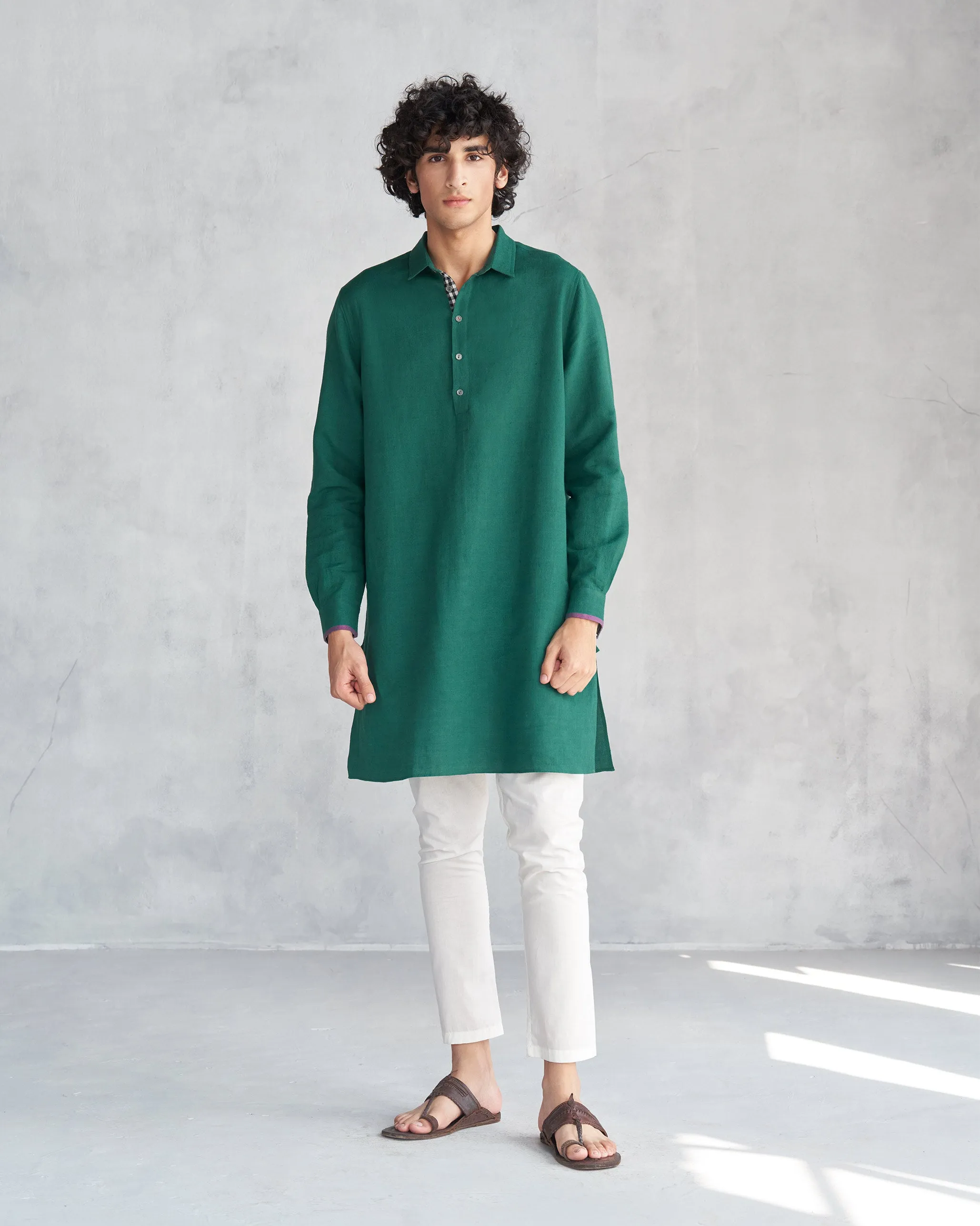 Comoros Kurta - Green