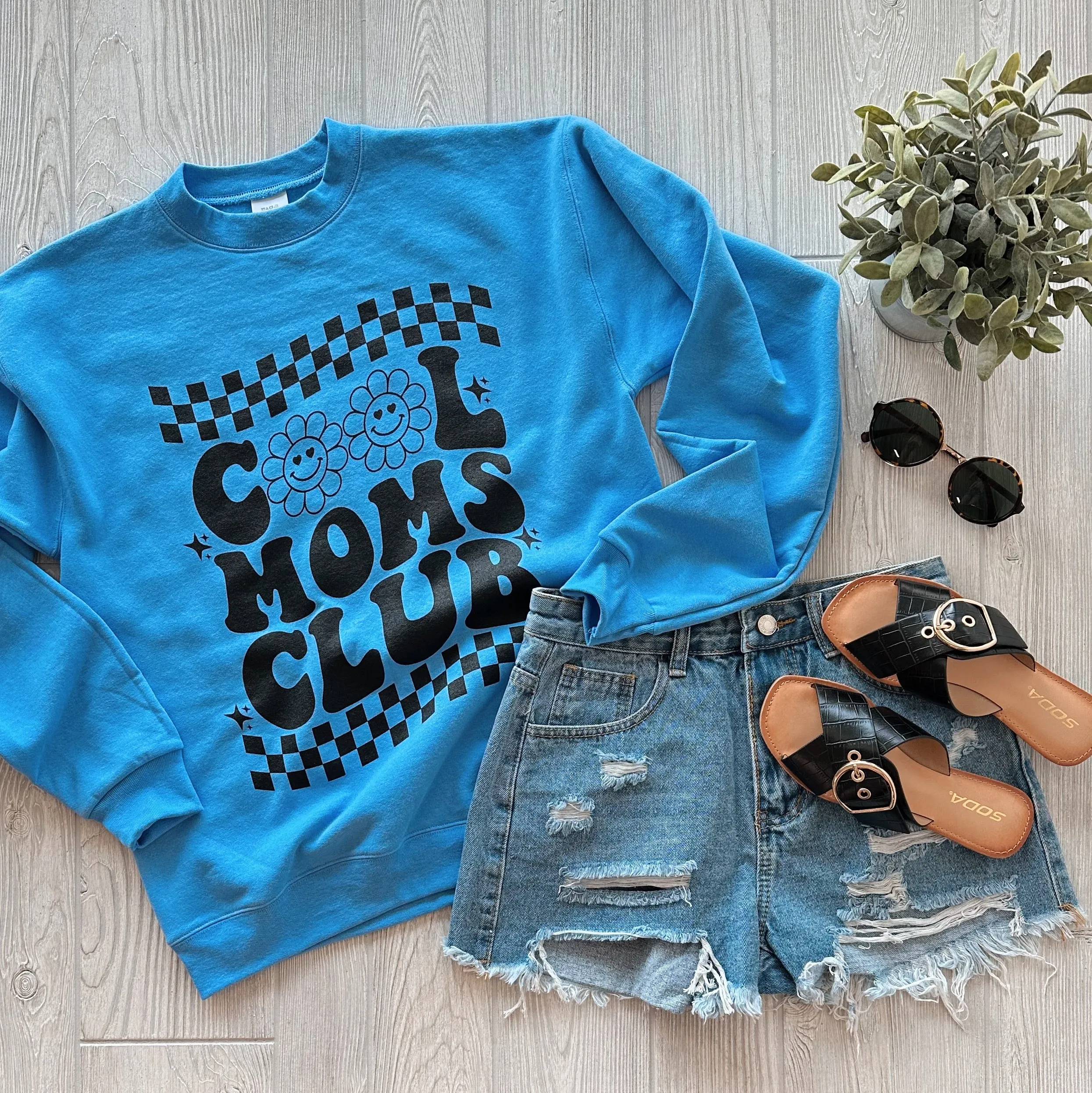 Cool Moms Club • Blue Pullover