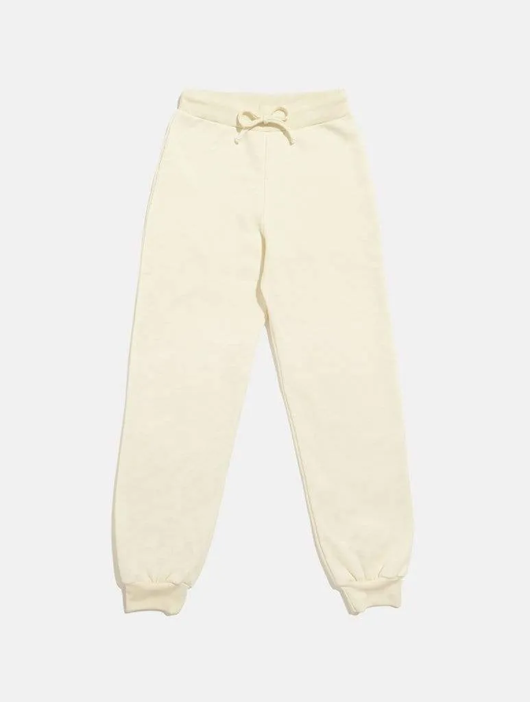 Cream Recycled Joggers