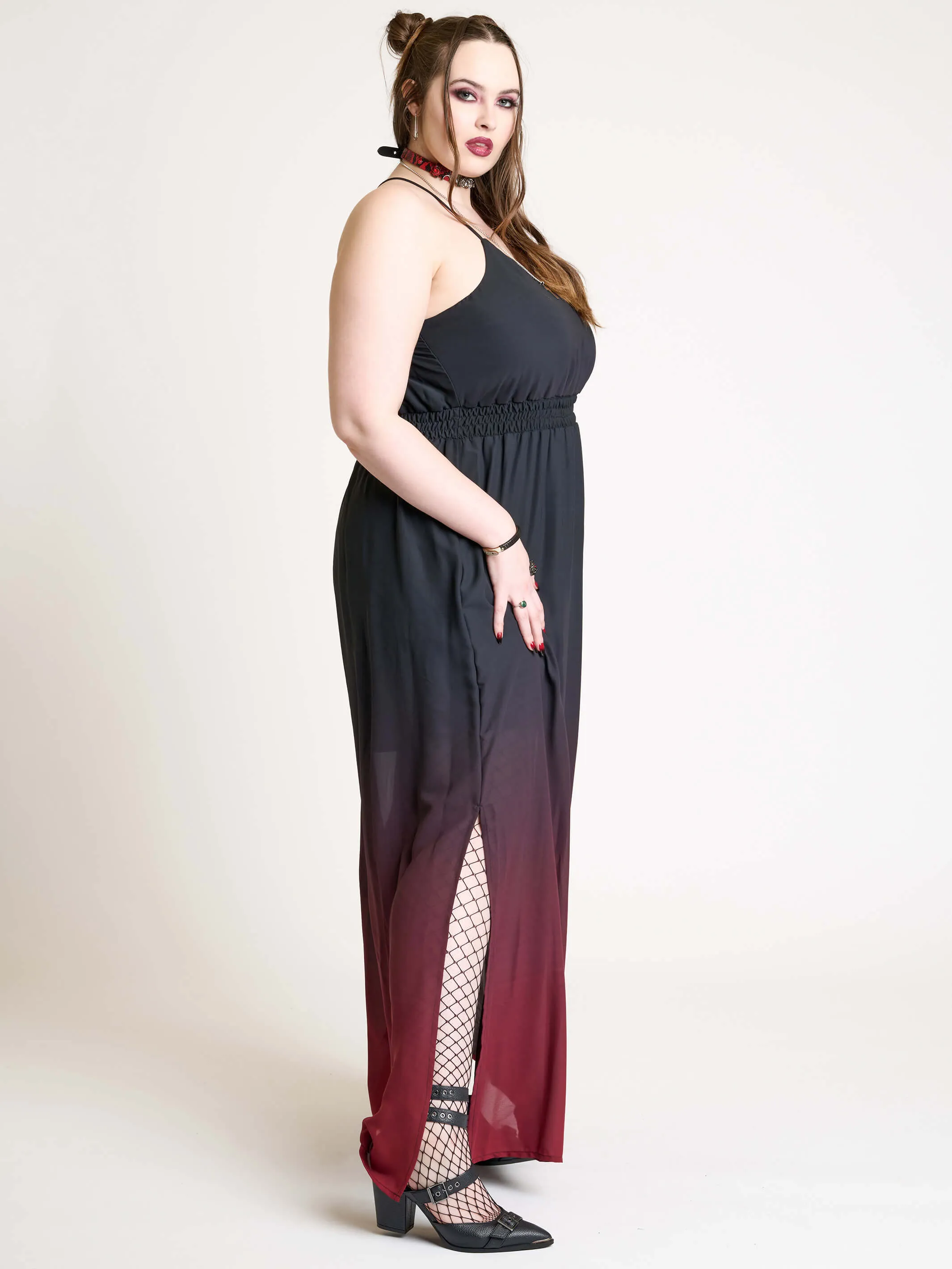 Dipped in Blood Maxi Dress