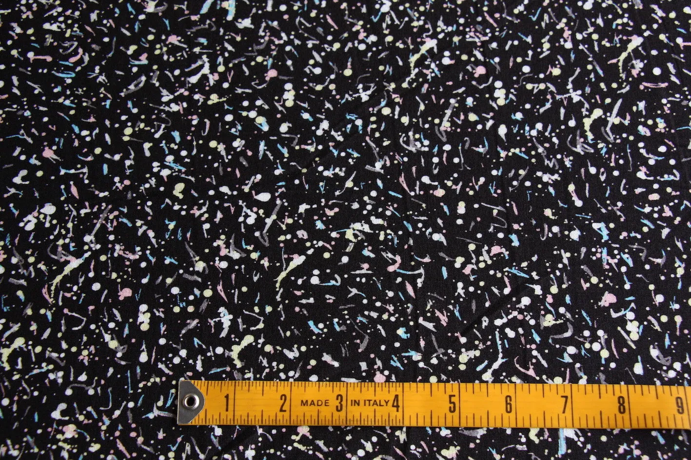 Dot Black Jersey - Liberty Fabrics