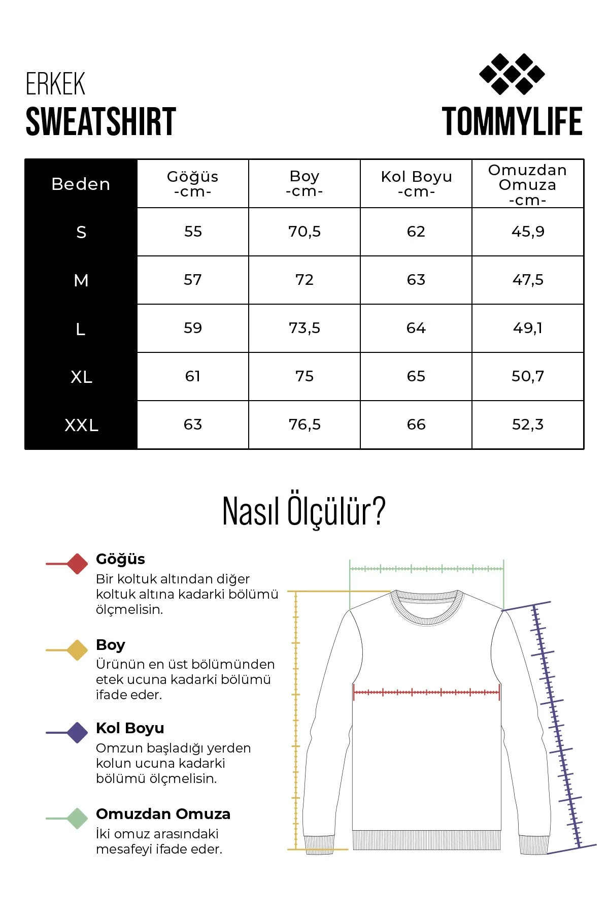 erkek yarim fermuar standart kalip kapüşonlu sweatshirt - 88033