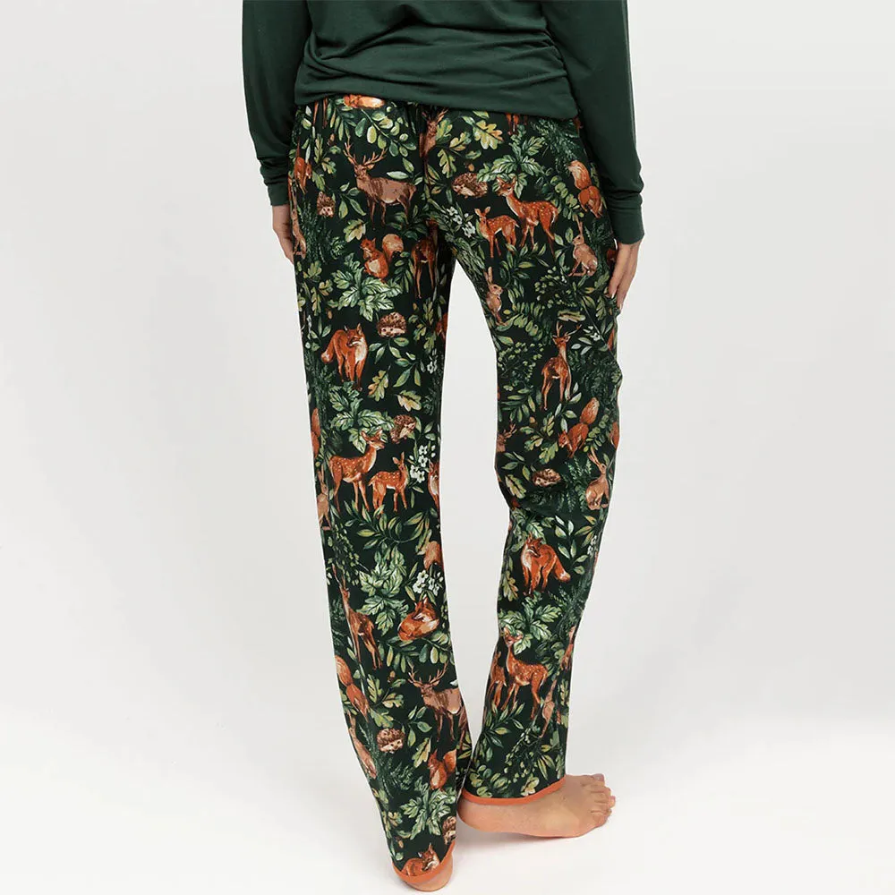 Forrest Women's Woodland Print Pyjama Bottom