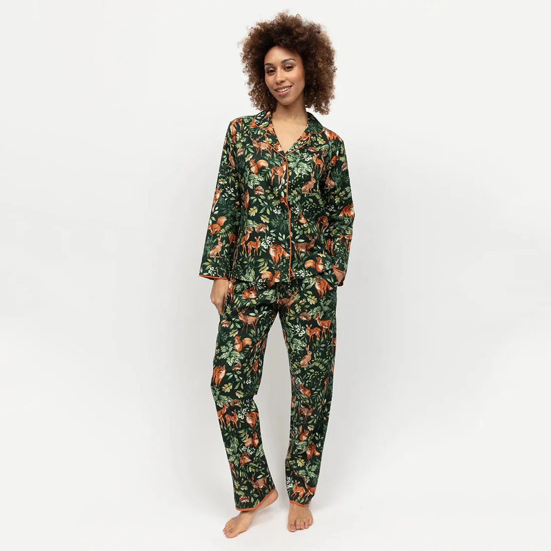 Forrest Women's Woodland Print Pyjama Bottom