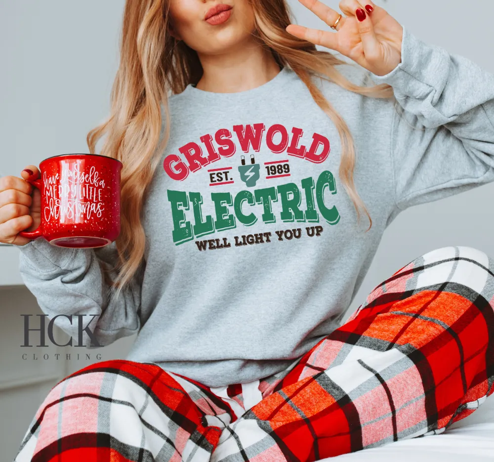 Griswald Electric Crewneck Sweatshirt- 2 COLORS