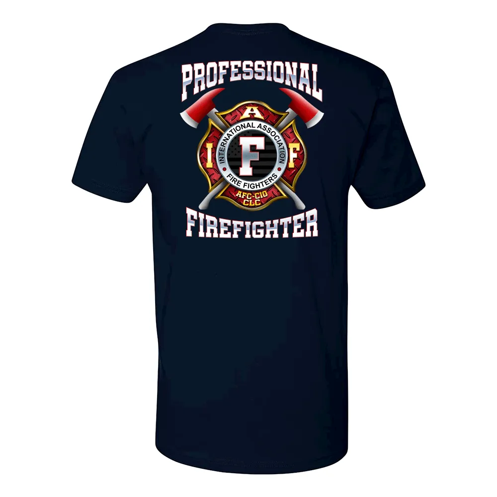 IAFF Professional Firefighter Crossed Axes Premium T-Shirt