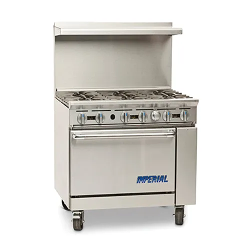 Imperial IR-4-G12 36" Natural Gas Range With 12" Griddle