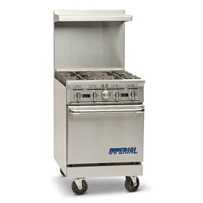 Imperial IR-G24 24" Natural Gas Range With 24" Griddle