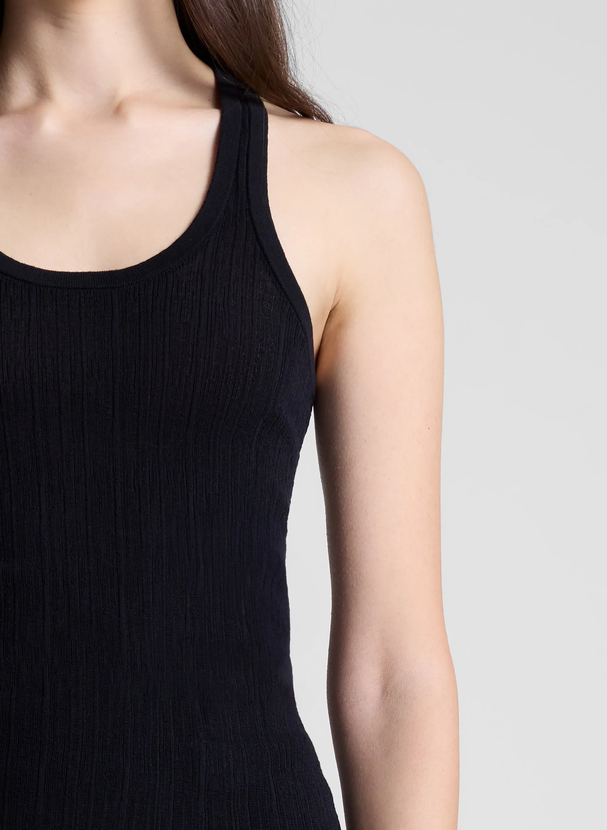 Iris Fine Cotton Knit Tank