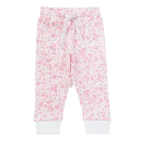 Jogger - Printed - Girls - Pink Floral Print