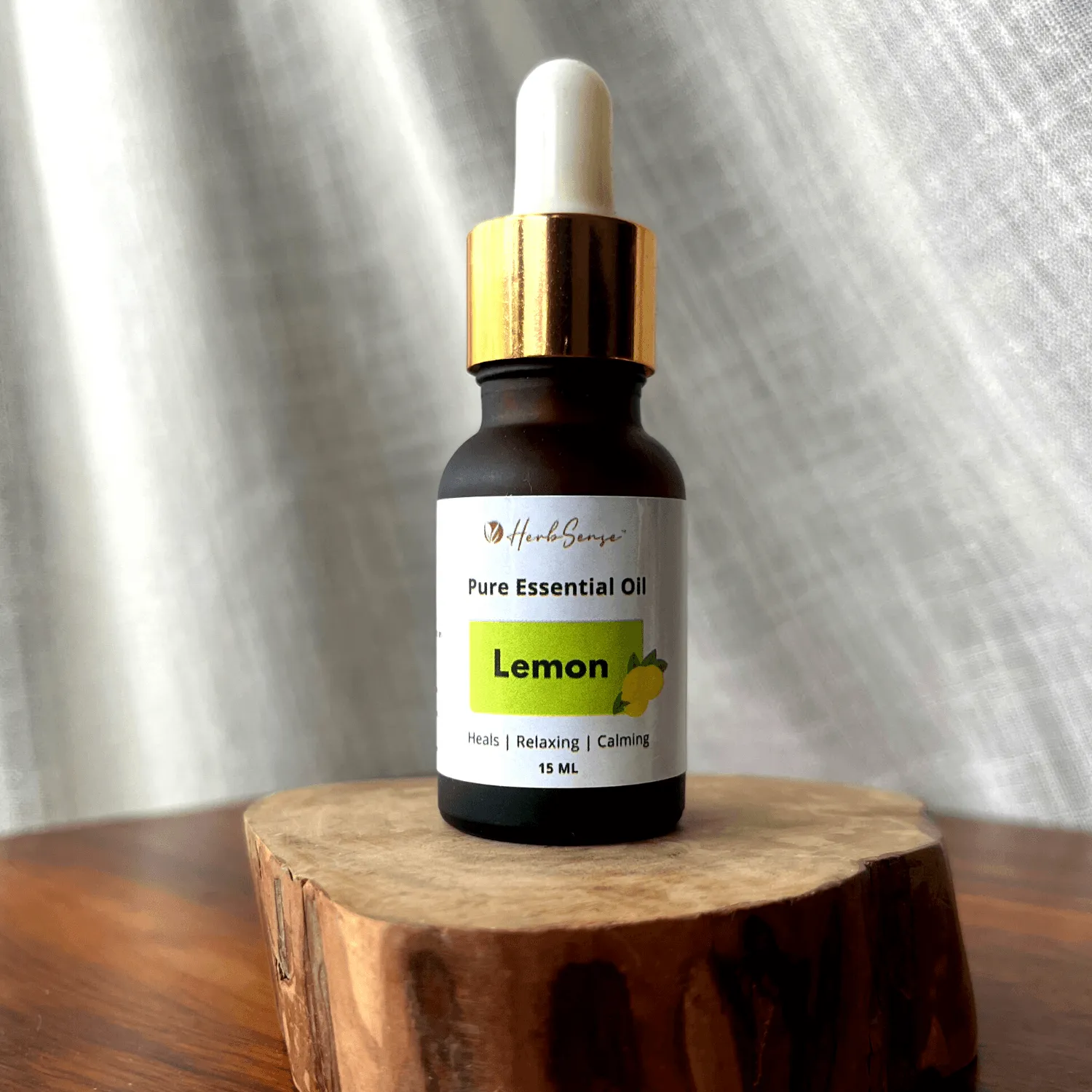 Lemon Essential Oil for Skin, Hair, Scalp, Face, Nails, Aromatherapy - 100% Pure, Natural,15 ML