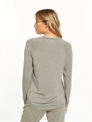 Light Olive Ribbed Essential Basic