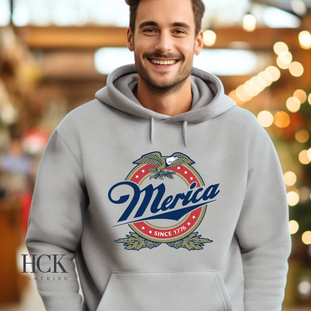 Merica Hoodie- 2 COLORS