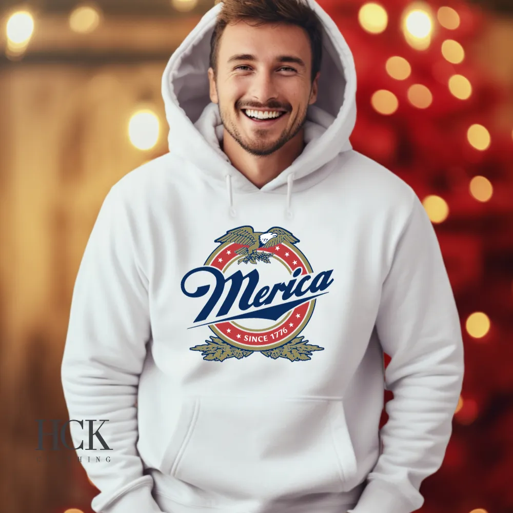 Merica Hoodie- 2 COLORS