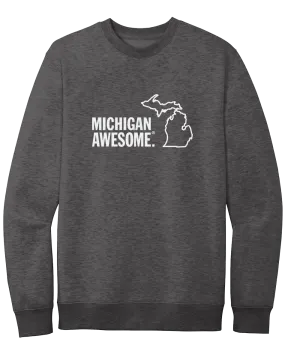 Michigan Awesome Crewneck Sweatshirt