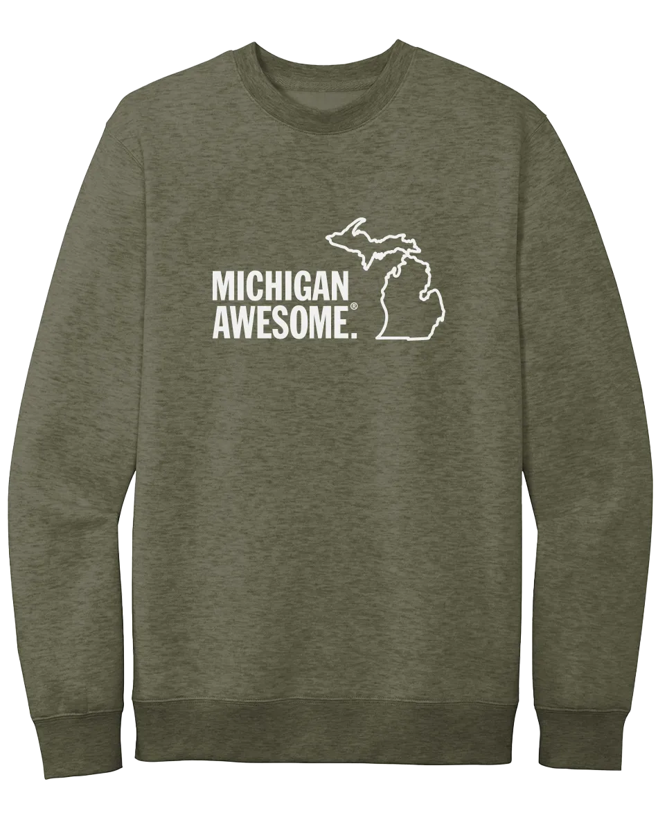 Michigan Awesome Crewneck Sweatshirt