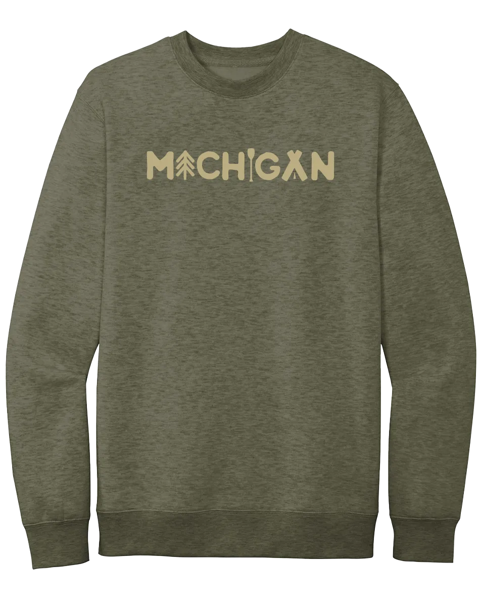 Michigan Outdoors Crewneck Sweatshirt