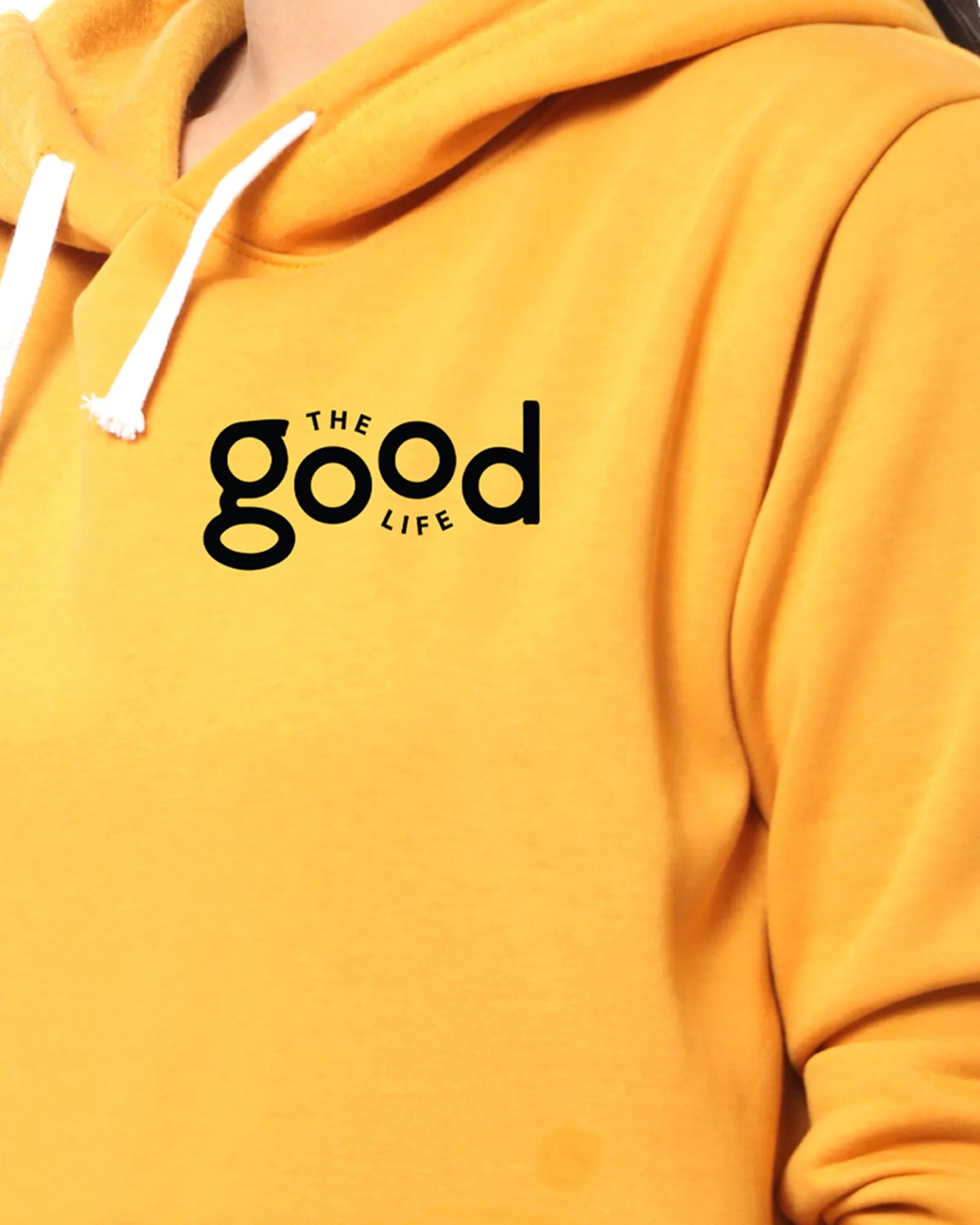 Mustard "The Good Life" Text Sweatshirt | Mustard