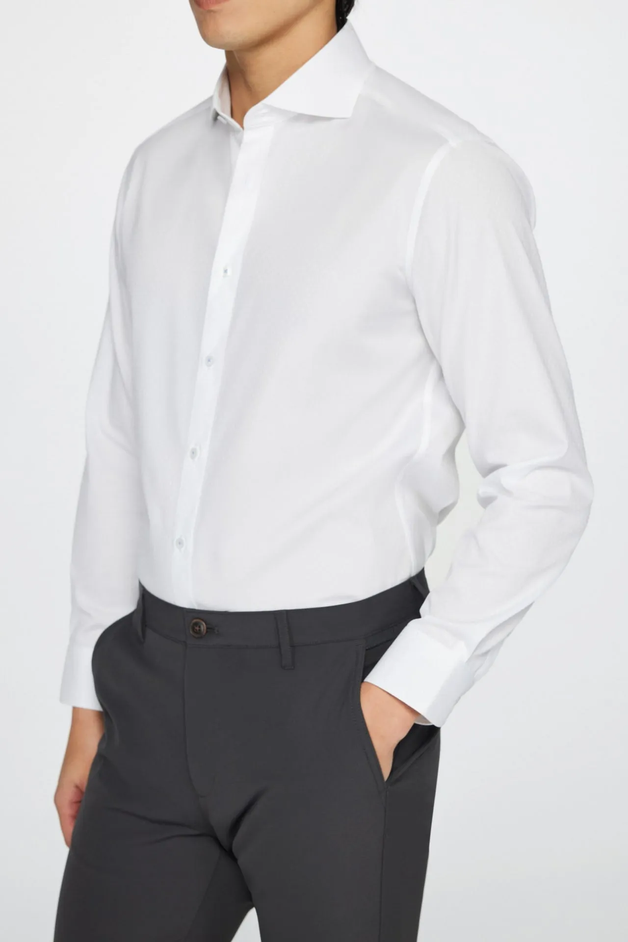 Non Iron Cotton Stretch Shirt