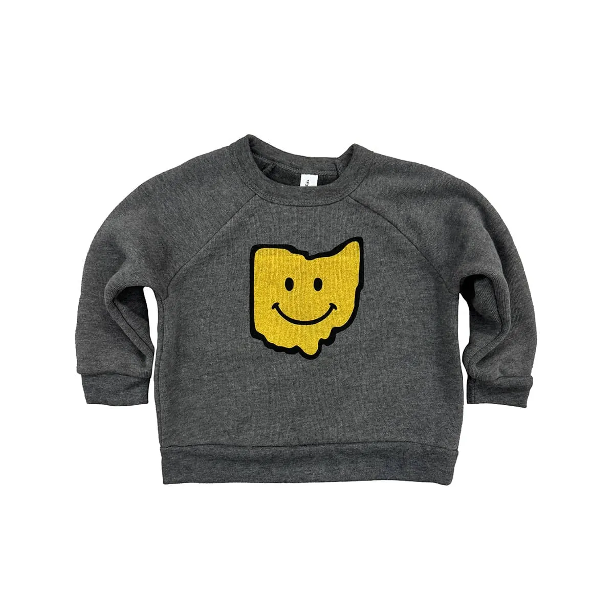 Ohio Smiley Toddler Sweatshirt