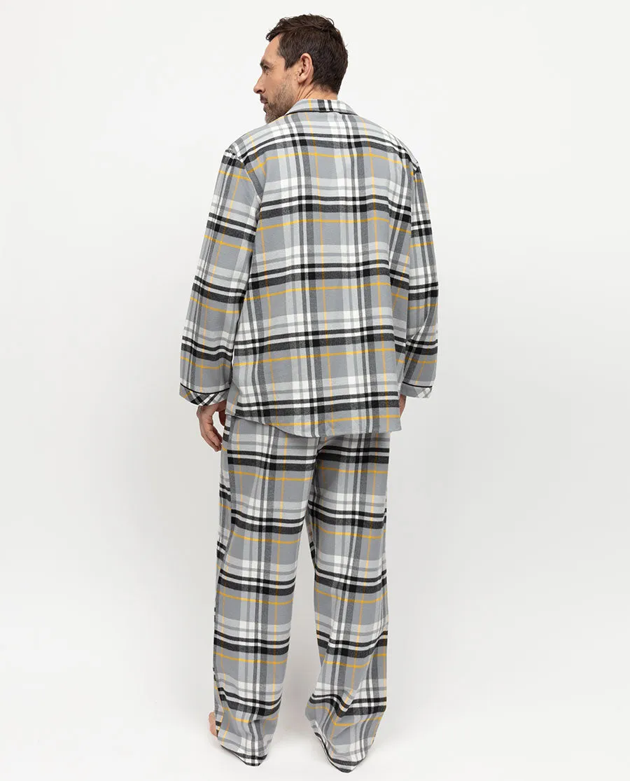 Parker Mens Brushed Check Pyjama Top