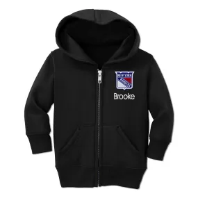 Personalized New York Rangers Toddler Full-Zip Hooded Sweatshirt