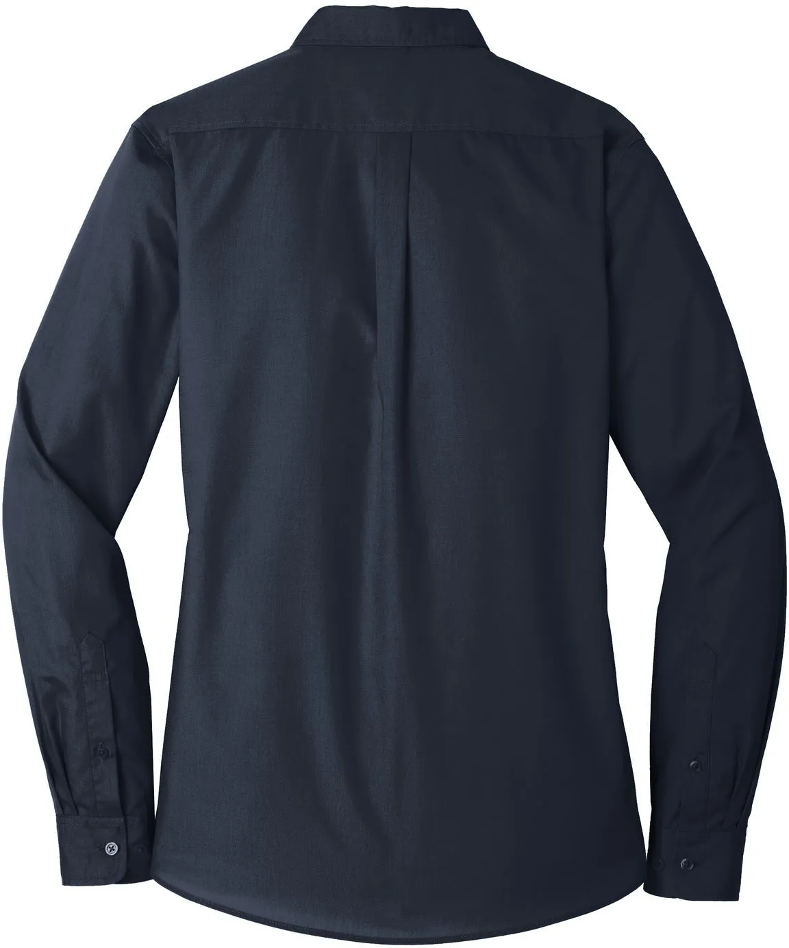 Port Authority Ladies Long Sleeve Carefree Poplin Shirt