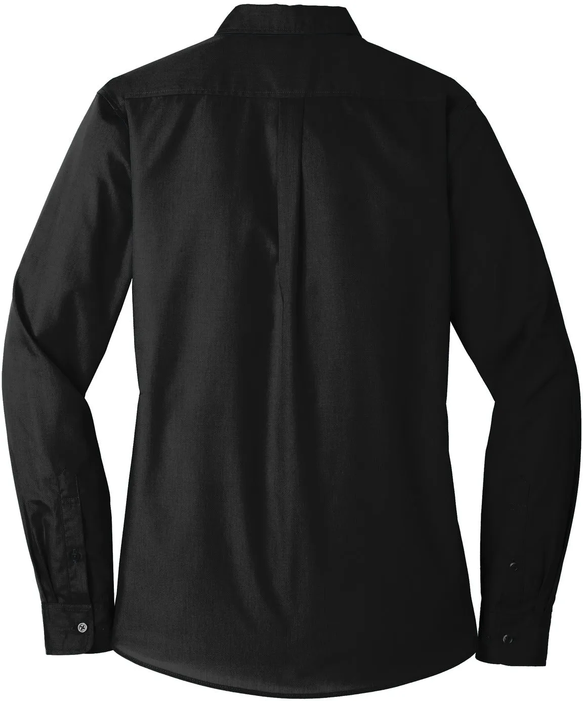 Port Authority Ladies Long Sleeve Carefree Poplin Shirt