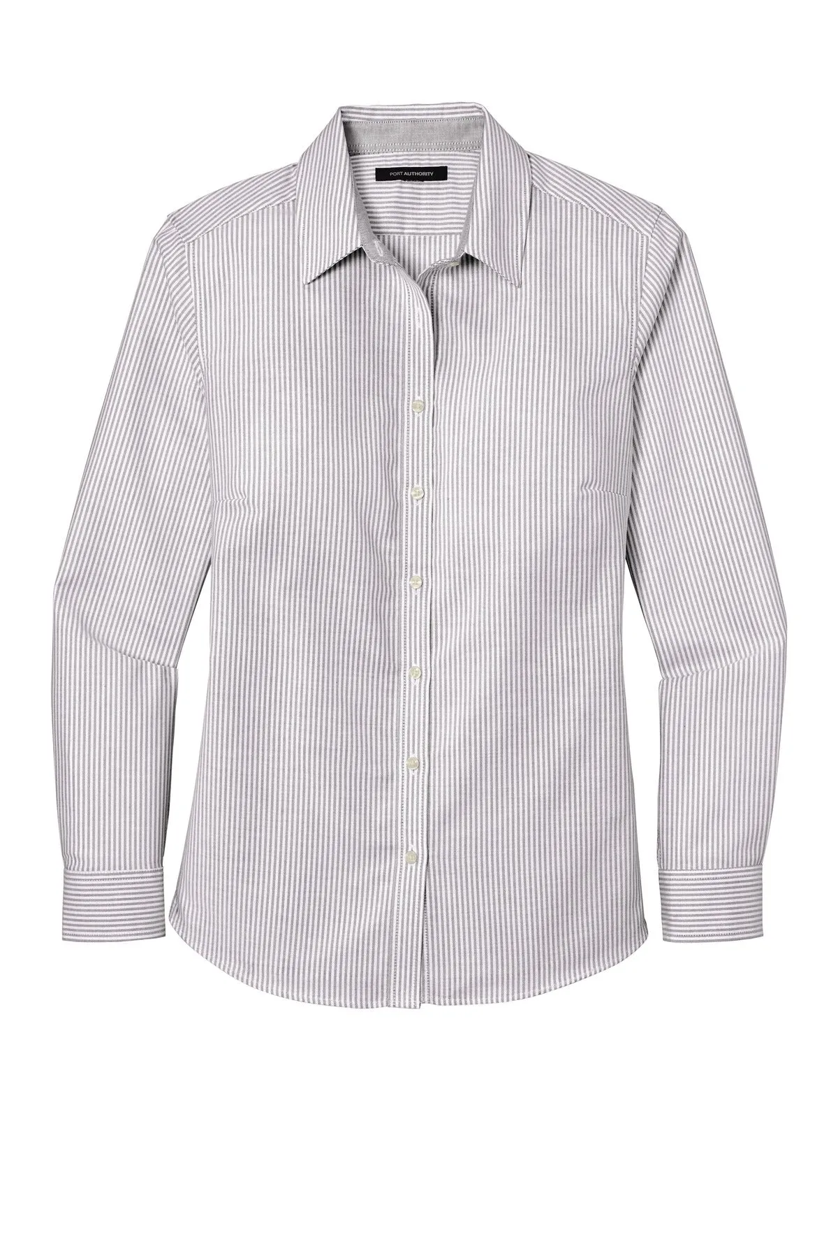 Port Authority Ladies SuperPro ™ Oxford Stripe Shirt. LW657