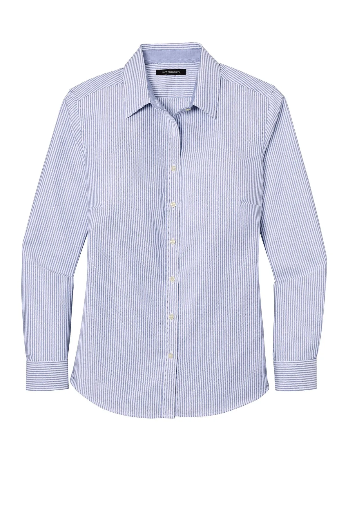 Port Authority Ladies SuperPro ™ Oxford Stripe Shirt. LW657