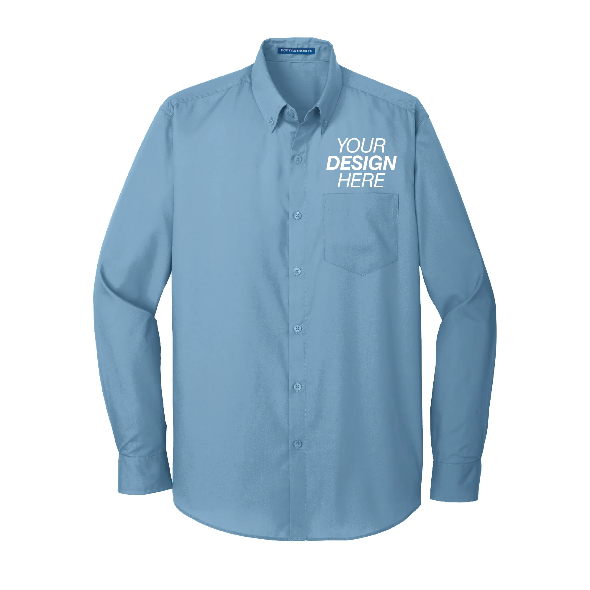 Port Authority® Long Sleeve Carefree Poplin Shirt