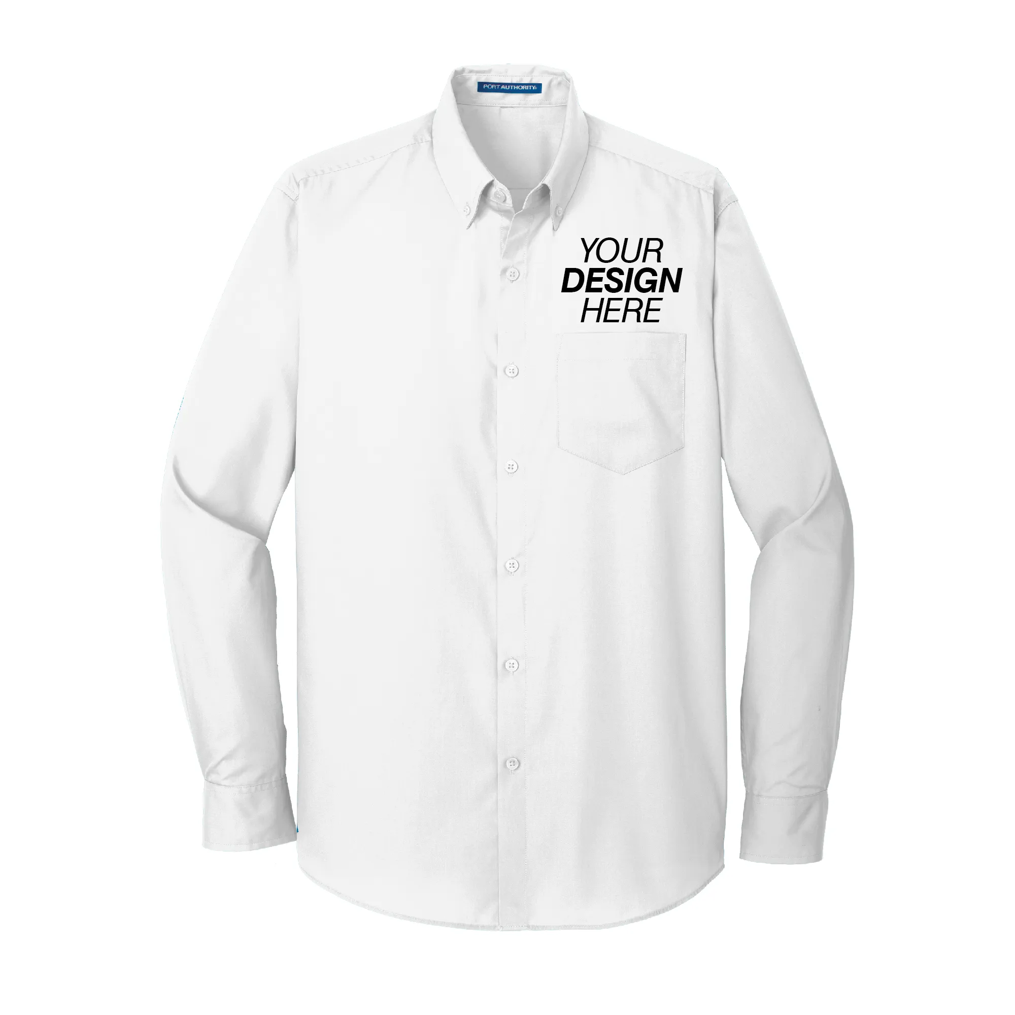 Port Authority® Long Sleeve Carefree Poplin Shirt