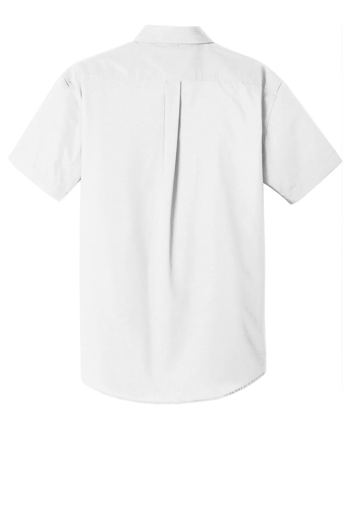 Port Authority Short Sleeve Carefree Poplin Shirt. W101